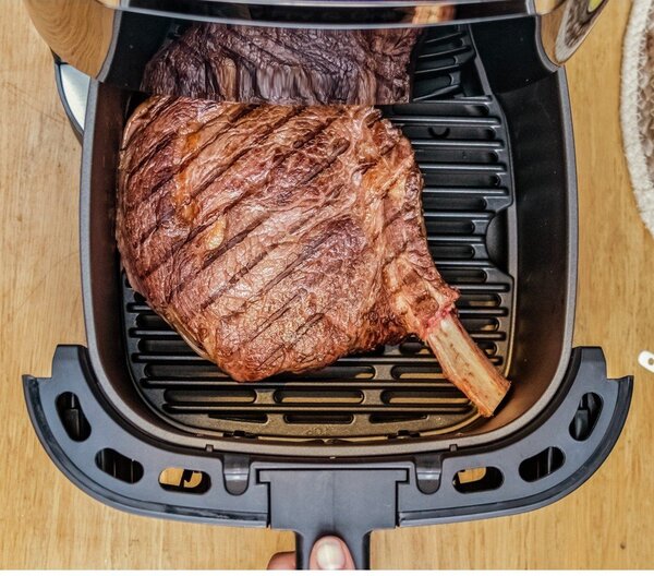 Черен фритюрник с горещ въздух Easy Fry & Grill XXL EY801815 – Tefal