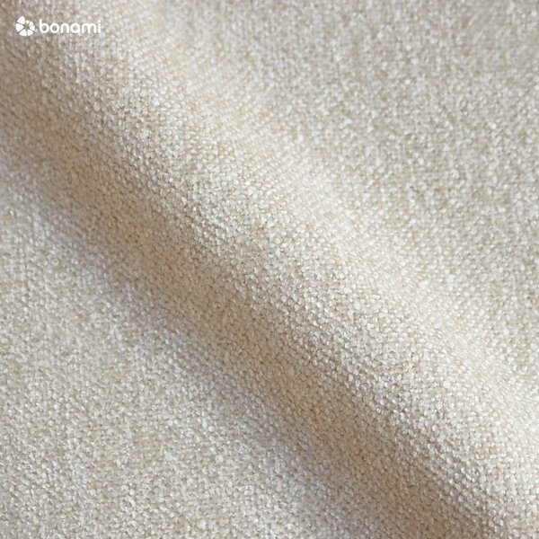 Бежово тапицирано двойно легло с включена подматрачна рамка 160x200 cm Noira Slim – Bonami Selection
