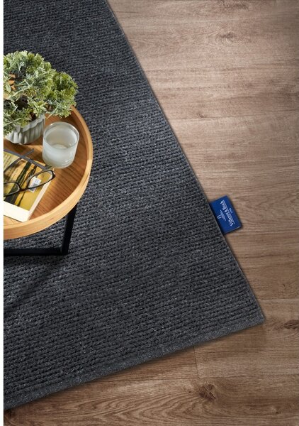 Тъмносив ръчно изработен вълнен килим 80x150 cm Francois – Villeroy&Boch