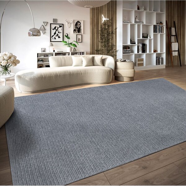Сив ръчно изработен вълнен килим 80x150 cm Francois – Villeroy&Boch