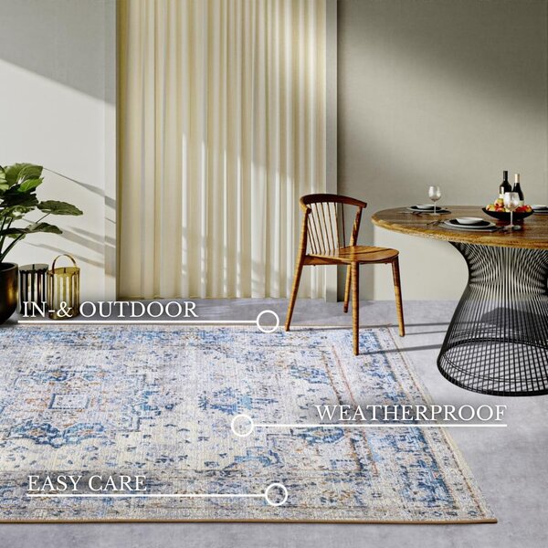 Светлосин външен килим 120x180 cm Rene – Villeroy&Boch