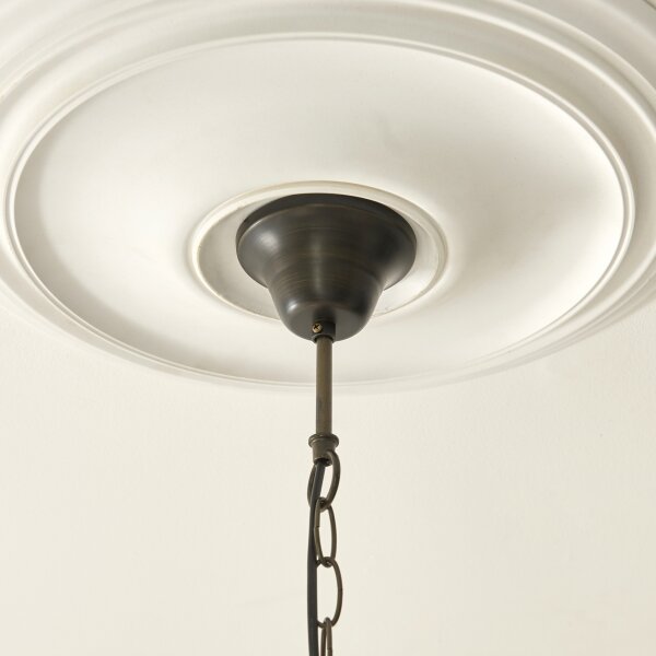 Endon 112246 - Полилей на верига Tiffany BOTANICA 1xE27/60W/230V, диаметър 45 см