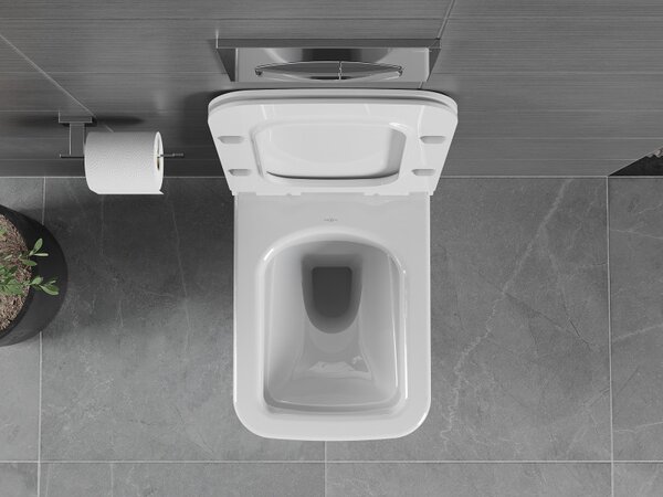 Mexen Vega WC мивка без ръб с бавно падаща дъска slim, дуропласт, бял гланц