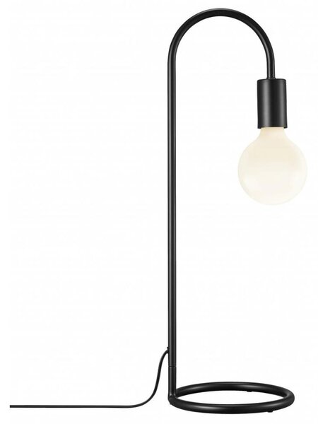 Nordlux - Настолна лампа PACO 1xE27/25W/230V черна