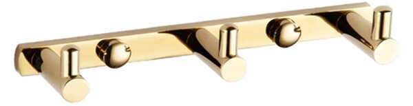 Mexen троен закачалка за кърпа, златна - 709163-50