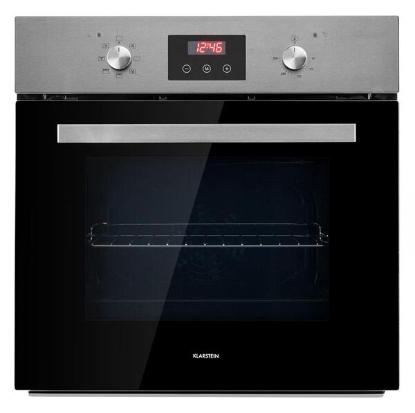 Klarstein Kalahari, електрическа вградена фурна, 2300 W, 7 функции, черна