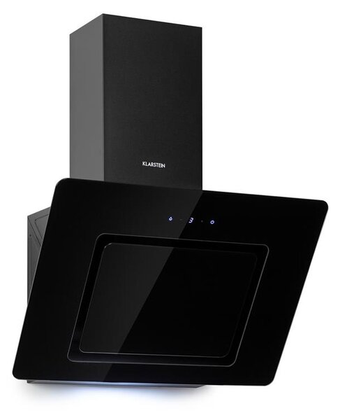 Klarstein Sofia 60, абсорбатор, 300 м³ / ч, сензорно управление, стъклена предна част, черен