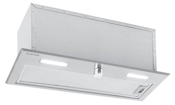 Klarstein Simplica, абсорбатор, вграден, 70 см, изсмукване на въздух: 400 м³ / ч, LED, неръждаема стомана