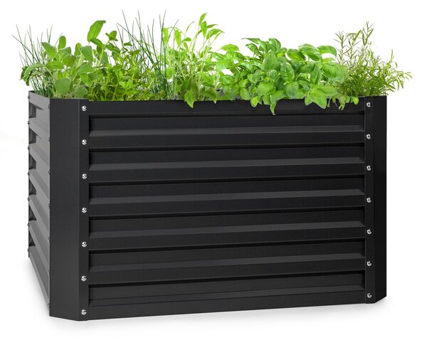 Blumfeldt Blum High Grow Straight, повдигната леха, 100x60x100cm, 600l, стомана