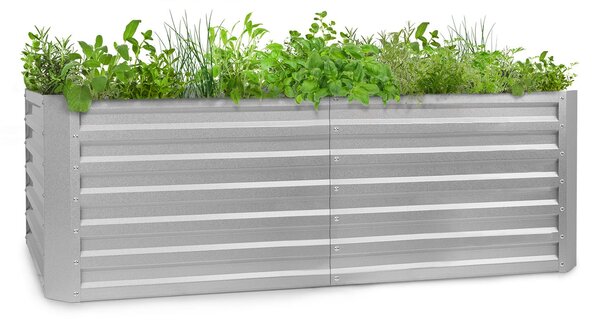 Blumfeldt High Grow Straight, повдигната леха, 200 х 60 х 100 см, 1200 л, стомана