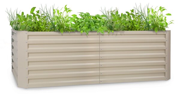Blumfeldt High Grow Straight, повдигната леха, 200 х 60 х 100 см, 1200 л, стомана