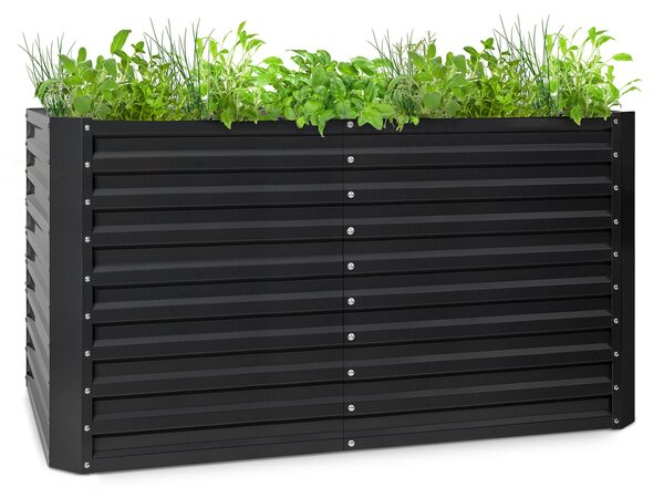 Blumfeldt High Grow Straight, повдигната леха, 200 x 90 x 100 cm, 1800 l, стомана