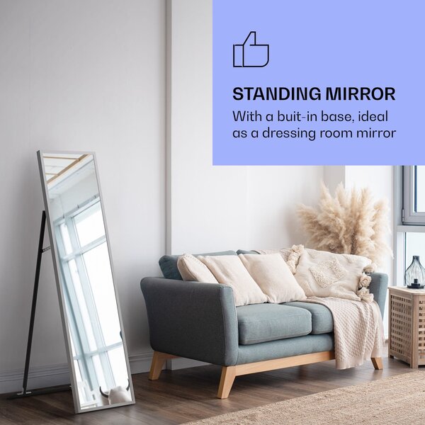Klarstein La Palma 900 smart, Интелигентен инфрачервен отоплител, 40x160cm, 900W, Стойка за огледало
