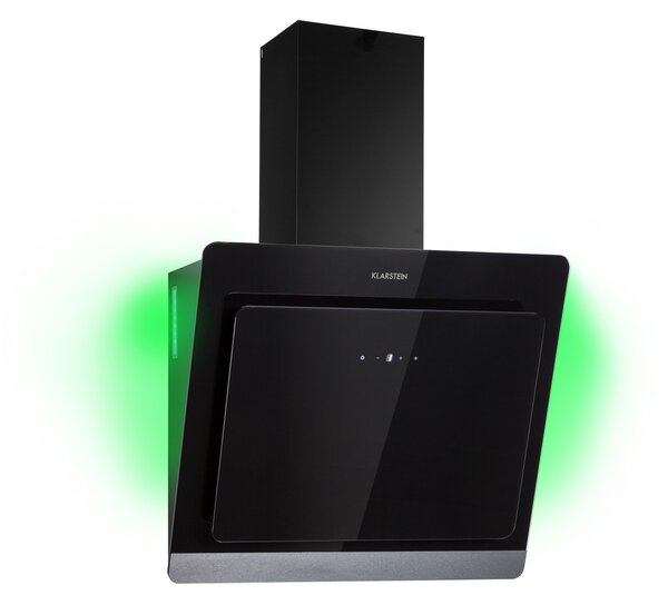 Klarstein Aurora Eco 60, аспиратор, 60 cm, стенен, 550 m³/h, A+, сензорно управление, черен