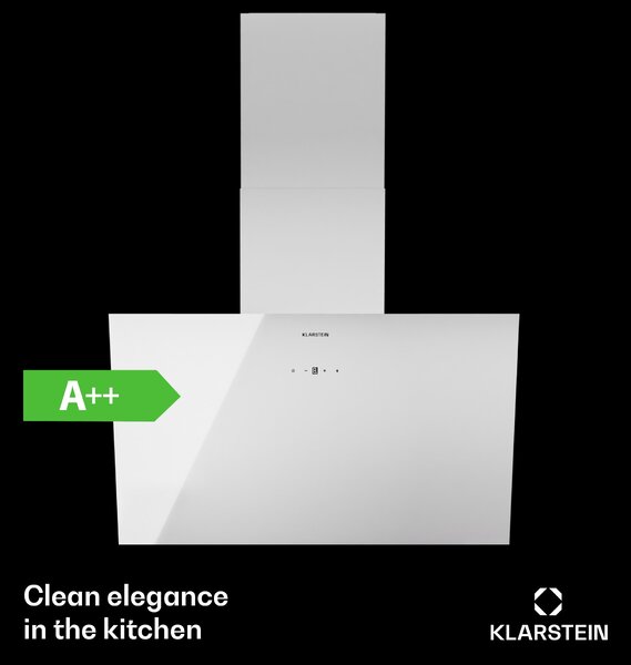 Klarstein Laurel 60, Абсорбатор, 60 cm, изхвърляне на въздух: 247 m³/h, LED Touch