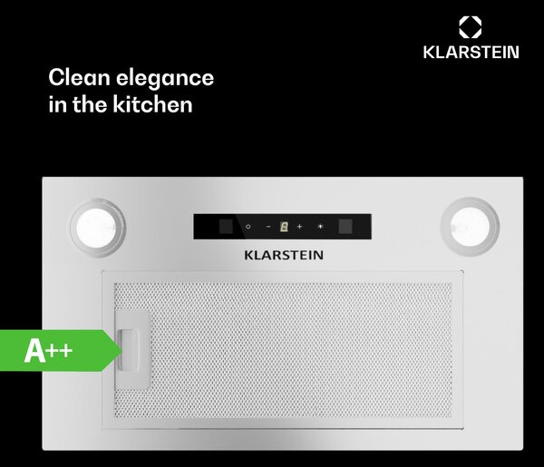 Klarstein Paolo 52 абсорбатор за вграждане 52 cm 439 m³/h LED Touch A++