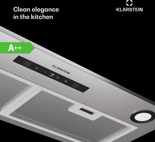 Klarstein Paolo 72 абсорбатор за вграждане 72 cm 520 m³/h LED Touch A++