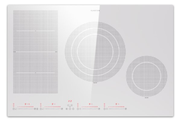 Klarstein Masterzone 77 Hybrid, индукционен плот, за вграждане, макс. 7200 W, вграден, 4 зони Flex, технология ThermoBoost, Smart Flex