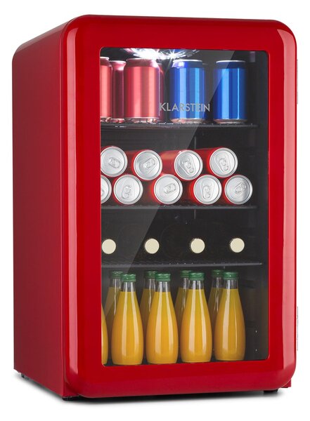Klarstein PopLife 70L, хладилник за напитки, хладилник, 70 литра, 0 - 10 °C, ретро дизайн