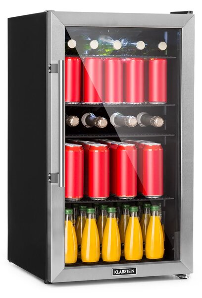 Klarstein Beersafe 3XL, хладилник, 98 l, 4 подвижни рафотве, 7 нива, черен