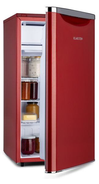 Klarstein Yummy, хладилник с фризерно отделение, F, 90 литра, 42 dB