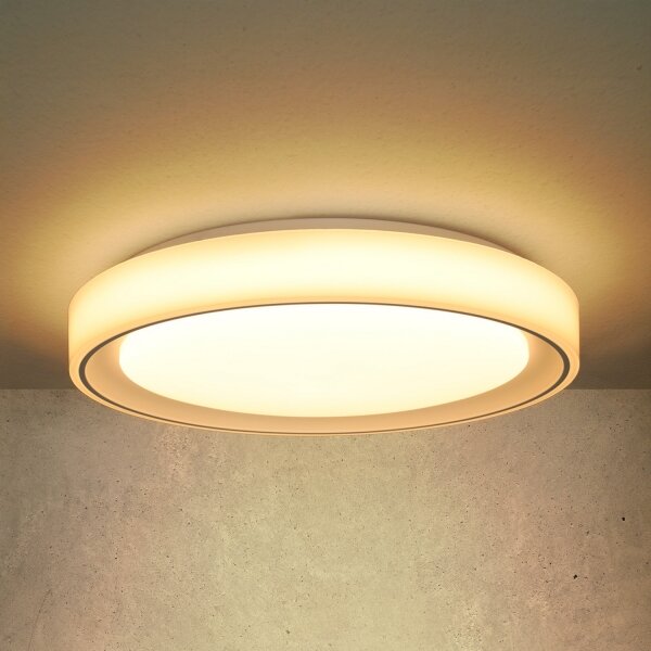 Brilagi-LED RGB димируемо осветително тяло FLOCO LED/30W/230V Wi‑Fi Tuya + LED/6W + дистанционно управление
