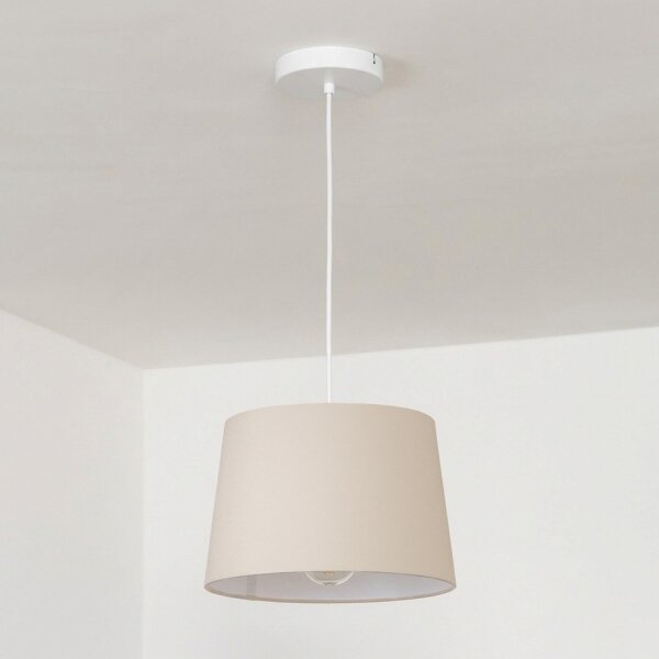 Brilagi - LED полилей на кабел CERIA 1xE27/40W/230V Ø 30 см бежов