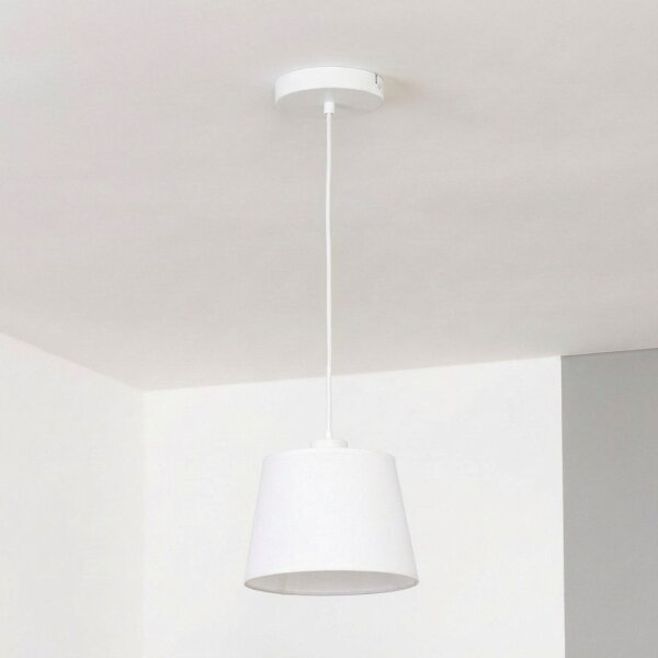 Brilagi - LED висяща лампа на кабел CERIA 1xE27/40W/230V Ø 20,5 см бяла