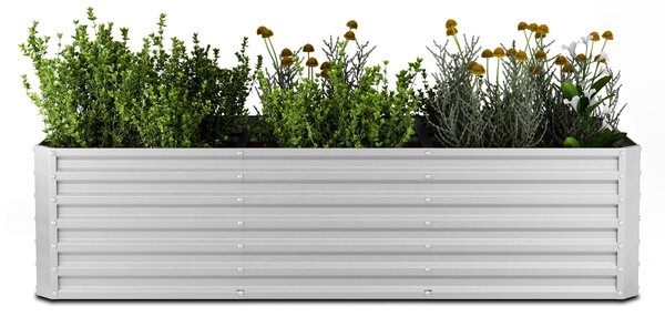 Blumfeldt High Grow Straight повдигната леха, 1440 литра, Ергономична, Устойчива на атмосферните условия, Отворена основа