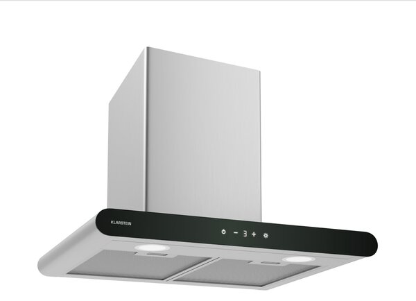 Klarstein Аспиратор CurveVent, 700 м³/ч, Сензорно докосване, LED, 110 W, EEK A+