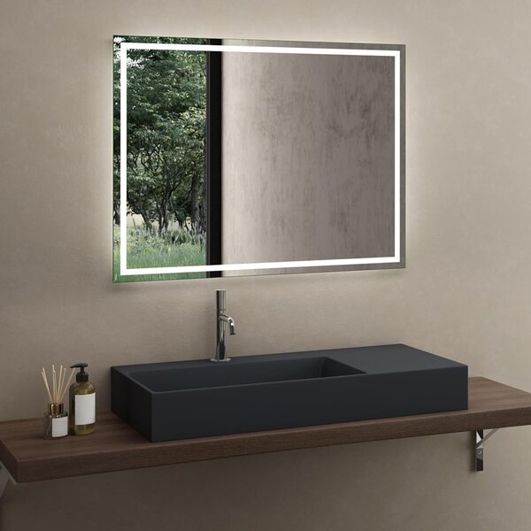 Умивалник МРАМОРЕН КОМПОЗИТ Rea Archi 75 CM Grey MATT