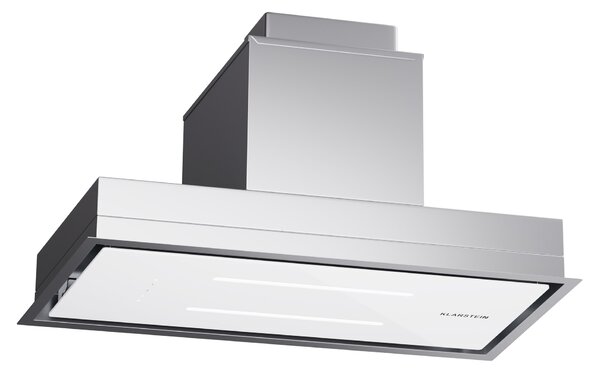Klarstein High Line Eco 77, Аспиратор за таван, 77 cm, 436 m³/h, етапи, дистанционно управление, амбиентно осветление