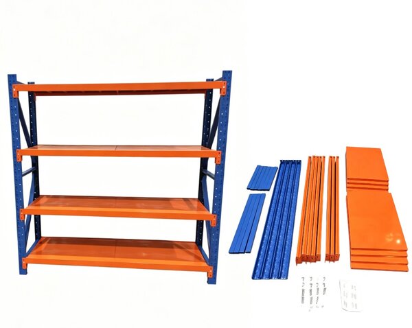 Метален стелаж Heavy - 200 x 60 x 200 cm, различен брой рафтове