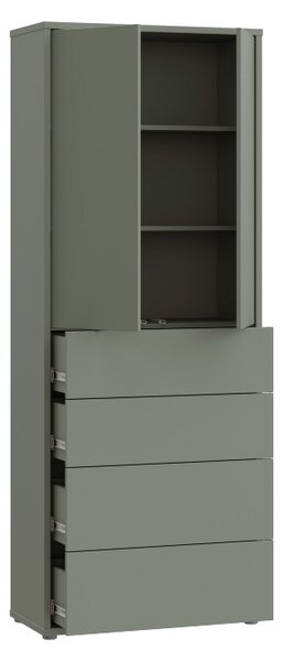 Висок шкаф Alice - 74.5 x 34.9 x 191.9 cm, различни цветове