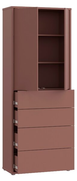 Висок шкаф Alice - 74.5 x 34.9 x 191.9 cm, различни цветове
