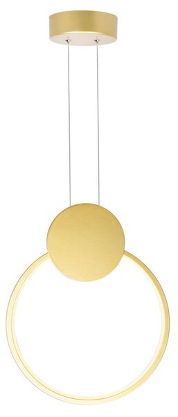 Ceiling light ganden led metal in gold color d26.5x20cm