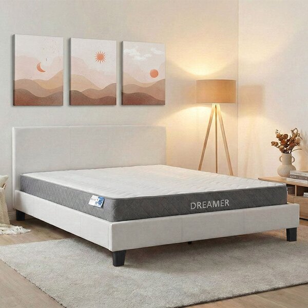 Легло с матрак NEVIL -DREAMER pu бяло 150x200см