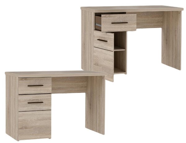 Бюро Combino Spezial - 110 x 60 x 76.3 cm, дъб сонома / венге