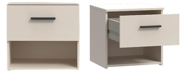 Нощно шкафче Ingalill - 45.2 х 44 х 41.3 cm, пясък