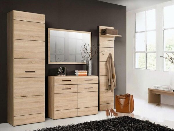 Закачалка Combino Spezial - 40 x 192 x 31.2 cm, дъб сонома