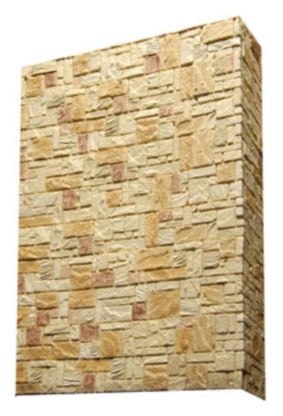 Права гипсова плочка "Испания" - 330 х 90 х 25 mm, 0.4 m² в пакет