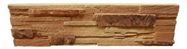Права гипсова плочка "Европа 30" - 330 х 90 х 25 mm, 0.4 m² в пакет