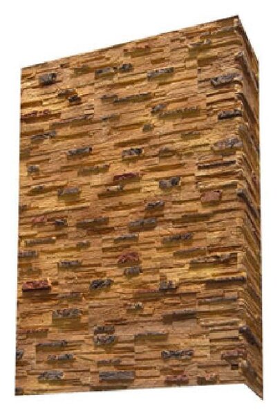 Права гипсова плочка "Европа 30" - 330 х 90 х 25 mm, 0.4 m² в пакет