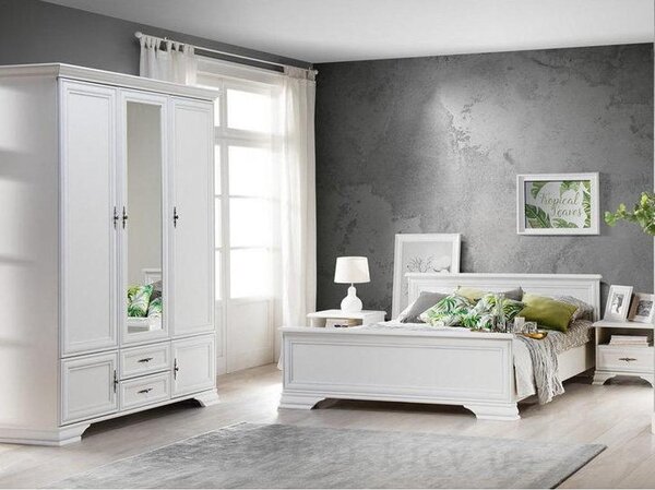 Гардероб Kentuki - 159.5 x 225 x 61 cm, алпийско бяло