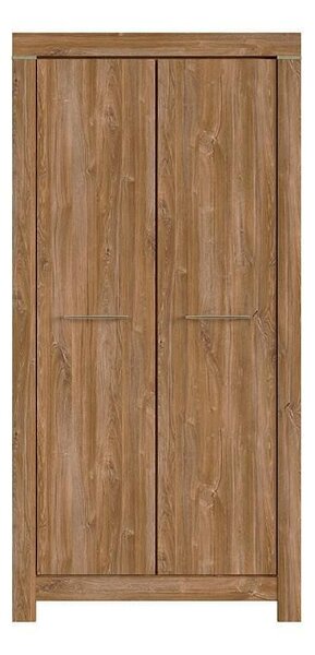 Гардероб German SZF2D/20/10 - 98 x 56 x 201 cm, дъб стърлинг