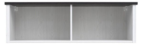 Полица Porto SFW/120 - 120 x 37 x 31.5 cm, бяло/сиво