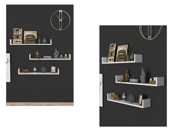 Комплект полици Flyiong Shelf - 90 cm, различни цветове