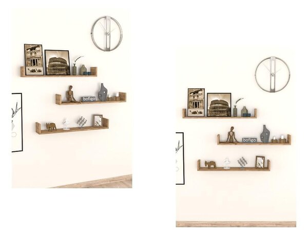 Комплект полици Flyiong Shelf - 90 cm, различни цветове