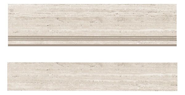 Стъпало от гранитогрес Nuvo Travertinne Natural - стъпало 30 x 120 cm / чело 17 x 120 cm