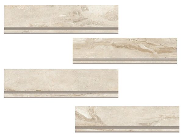 Стъпало Dayno Natural - стъпало 30 x 120 cm / чело 17 x 120 cm